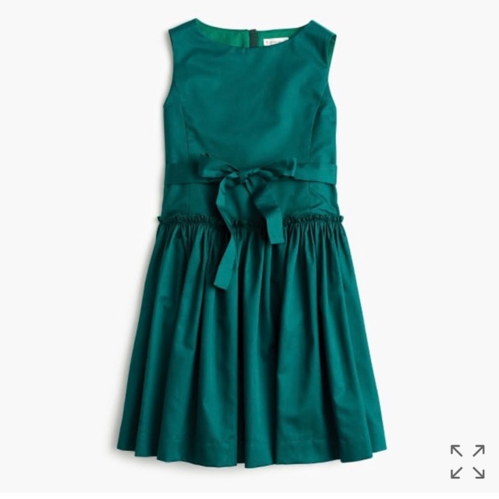 NWT CREWCUTS Girls' tie-waist dress Size 7